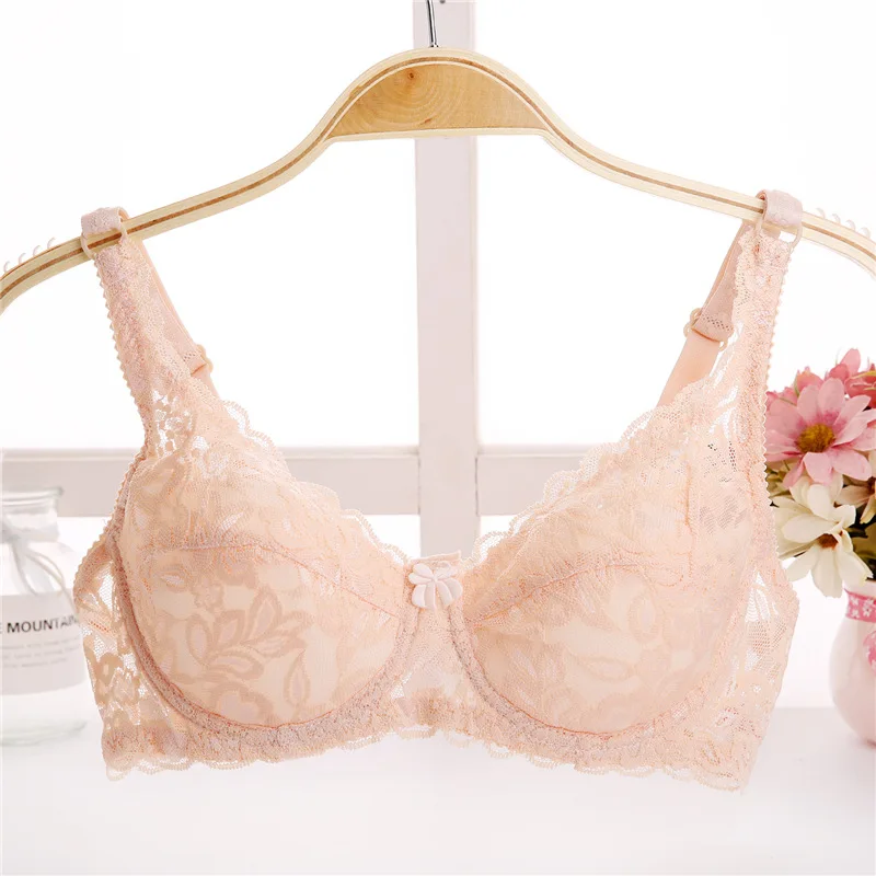 Big size 32 34 36 38 40 B C Lace Bralette summer bra Sexy Crop Top Bra Brassiere Intimates lingerie women t shirt dress bra