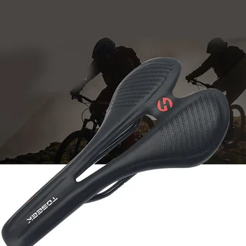

PU Bicycle Saddle Road MTB Bike Bicycle Hollow Lightweight Breathable Soft