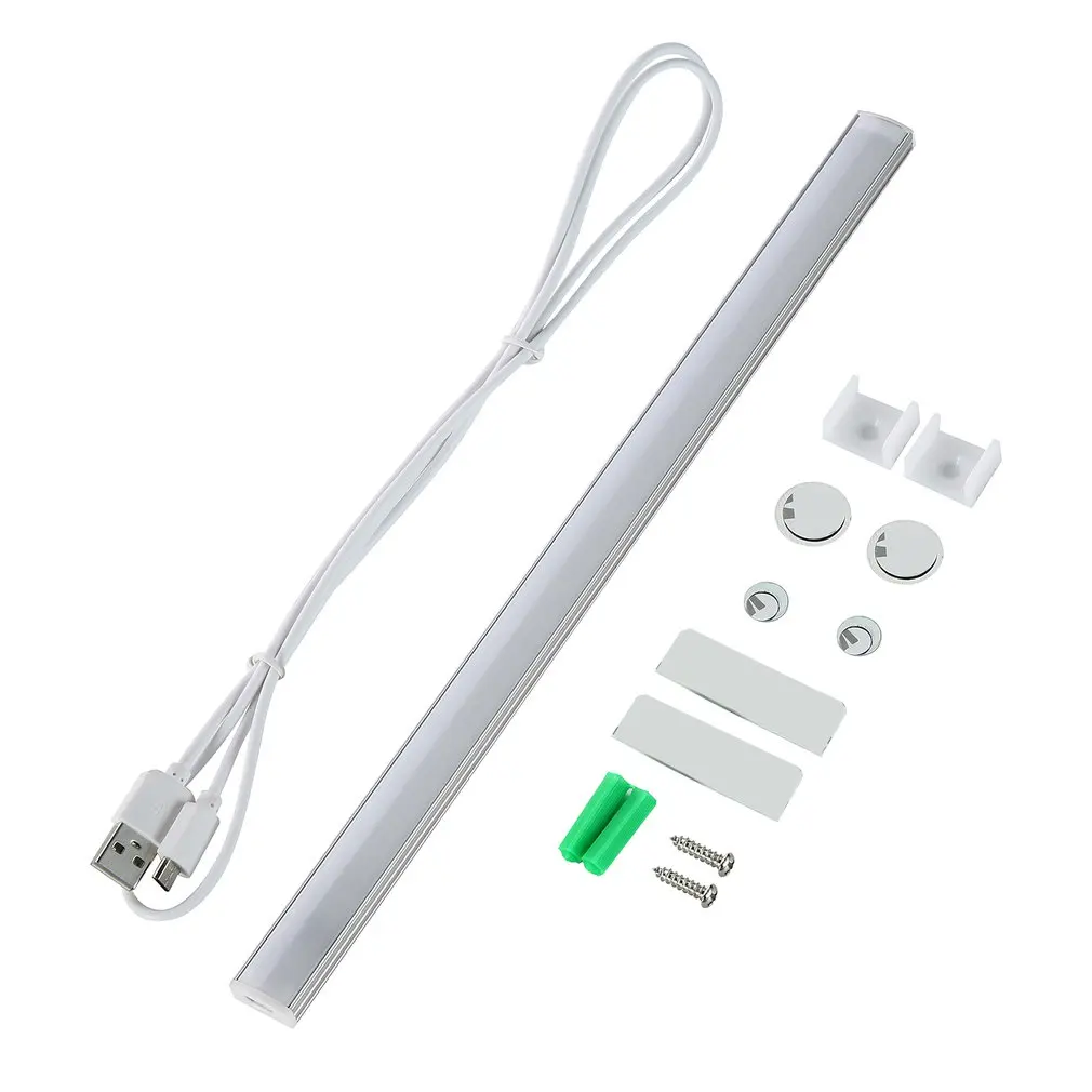 

Under Cabinet LED Light Bar Ultra Slim Dimmable Cool-Touch Design USB Charging Interface Great for Kitchen Counter Lighting