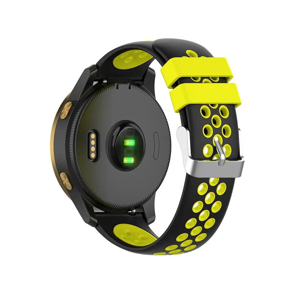 Сменный ремешок для Garmin Venu 20 мм мягкий дышащий силиконовый спортивный часов
