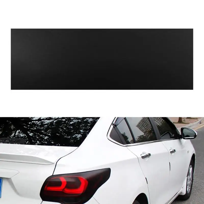 

Tint Vinyl Film Sticker Sheet Matt Black Waterproof Solvent-Resistant for Car Headlight Taillight Rear Lamp Rear Lights Glass
