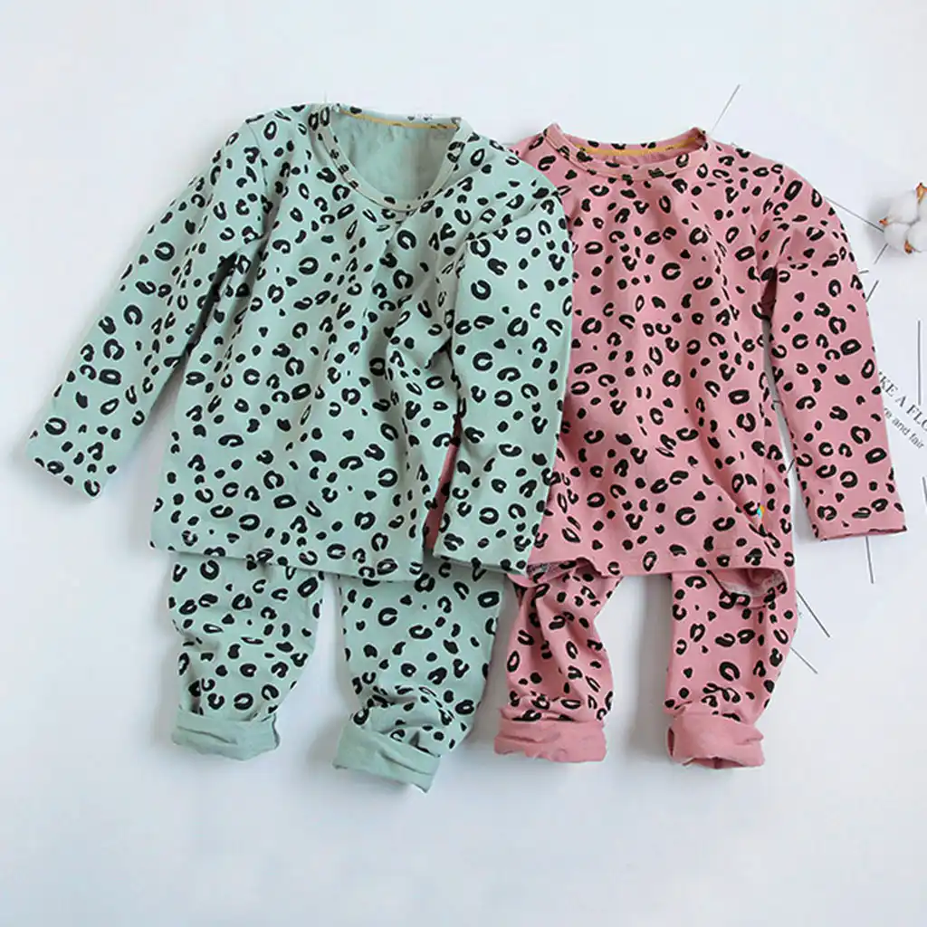 baby leopard pajamas