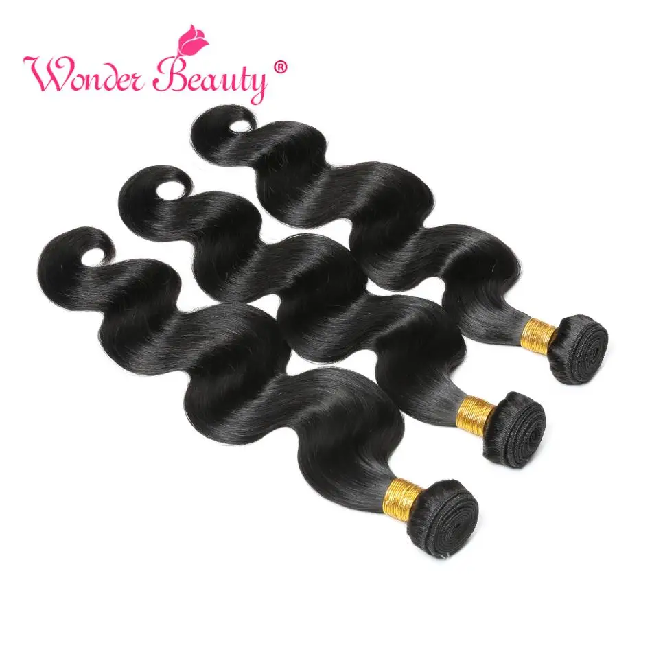 Body Wave Bundles Brazilian Hair Weave Bundles 100% Human Hair Bundles Wonder Beauty Natural black Remy Human Hair Extension Body Wave Bundles Brazilian Hair Weave Bundles 100% Human Hair Bundles Wonder Beauty Natural black Remy Human Hair Extension