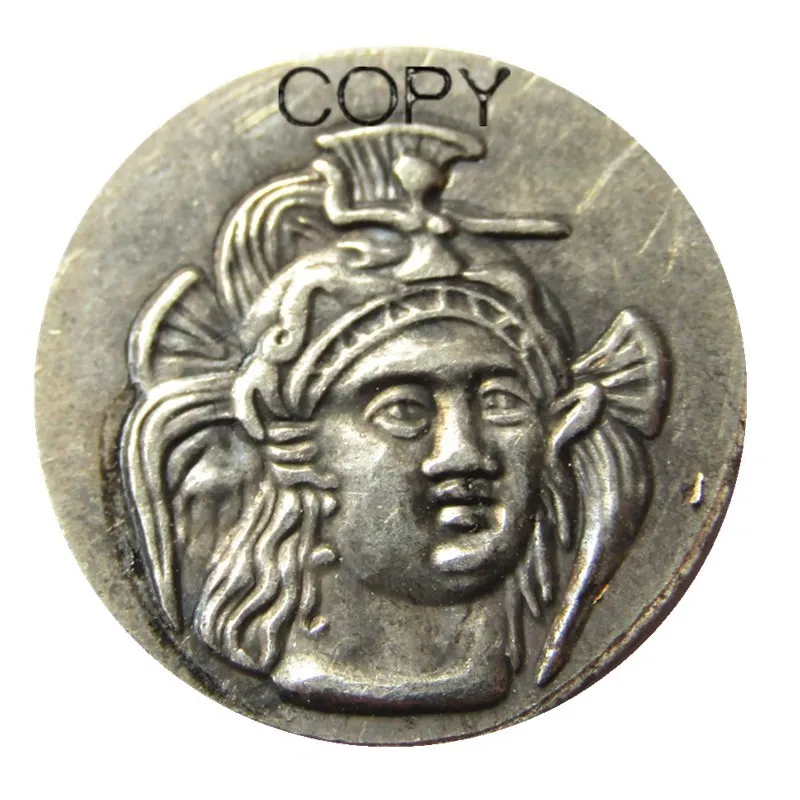 G(38) LUCANIA. Heraclea. Ca. 281-278 BC. AR drachm Silver Plated Copy Coins | Дом и сад