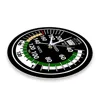 Airspeed Indicator Wall Clock For Pilot Home Décor Airplane Instrument Silent Swept Clock Aviator Mancave Artwork Timepieces 2