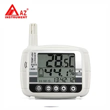 AZ8808 Высокоточный Регистратор температуры и влажности аптека склад офисная сигнализация температуры и влажности