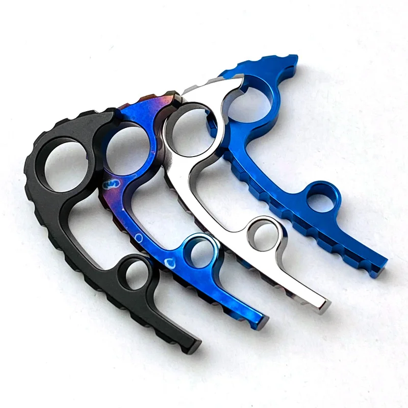 Custom Made C223 Titanium Alloy Back Spacer Spine Keel For Spyderco Para3 Folding Knife Keyring Backspacer Shank DIY Durable