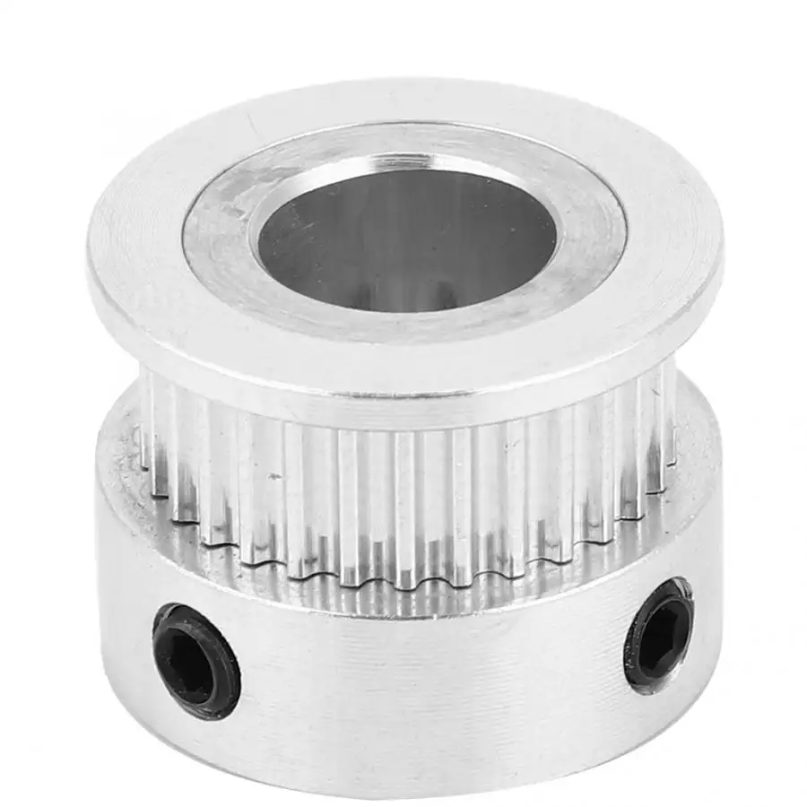 2GT 30 Teeth Timing Belt Pulley Bore 5/6/8/10mm ID With Hex Wrench For 6mm Wide Timing Belt