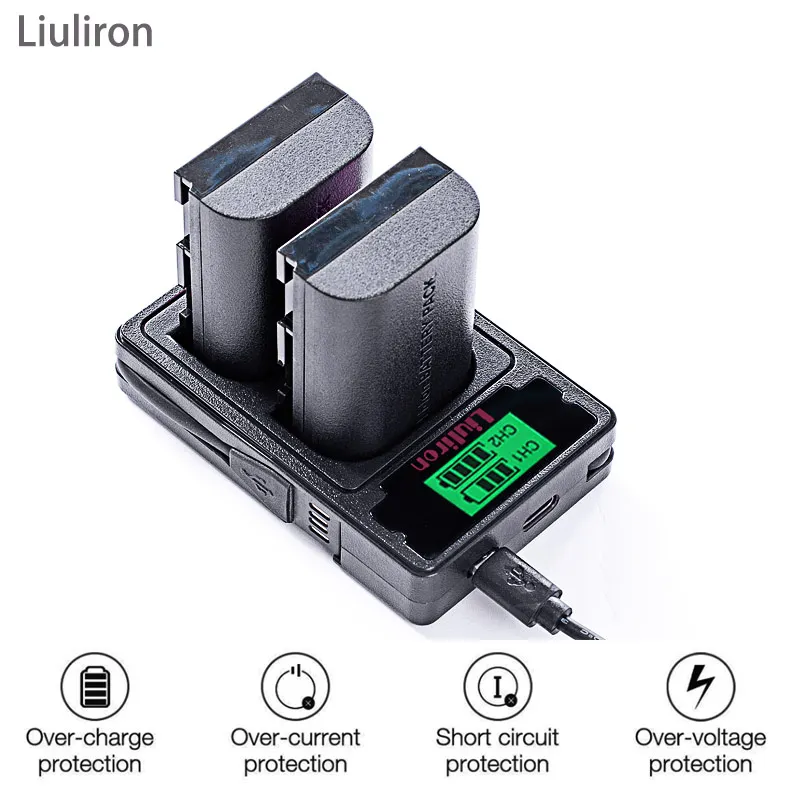 4 шт. 2650 мА/ч, LP-E6 LP E6 lpe6 Батарея+ светодиодный Dual USB Зарядное устройство для цифровой однообъективной зеркальной камеры Canon EOS 5D 5D2 5DS R Mark II 2 III 6D 60D 60Da 7D 7D2 70D 80D