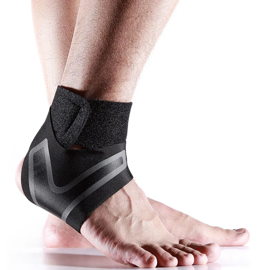 WorthWhile 1 PC Fitness Sports Ankle Brace Gym Elastic Ankle Support Gear Foot Weights Wraps Protector Legs Power Weightlifting 2