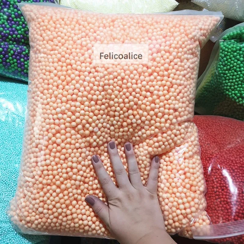 Bolas de espuma para relleno de puf, bolas blancas para juguetes,  almohadas, sofá y cama, venta al por mayor, 200g/400g - AliExpress