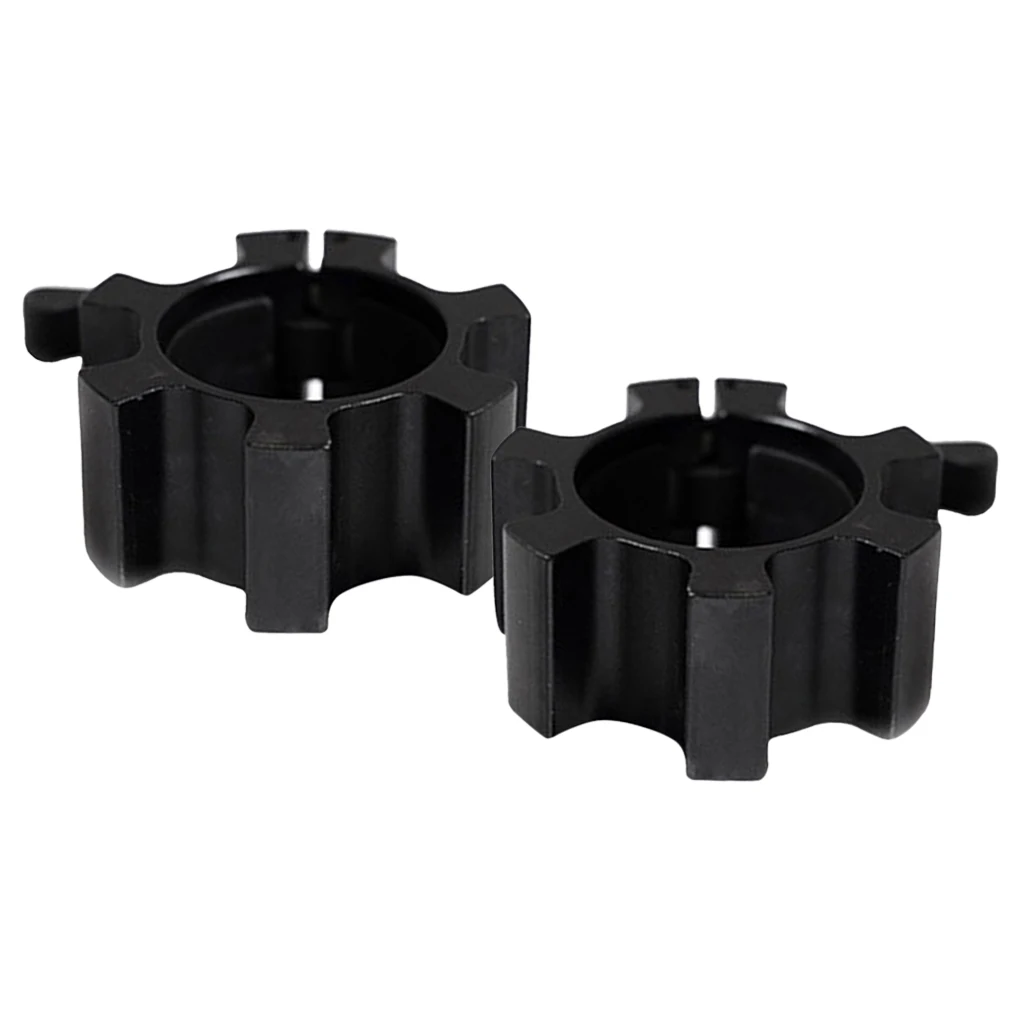 2pcs 2'' Solid Dumbbell Clamp Collars Barbell Spin Lock Gym Weight Bar Clip