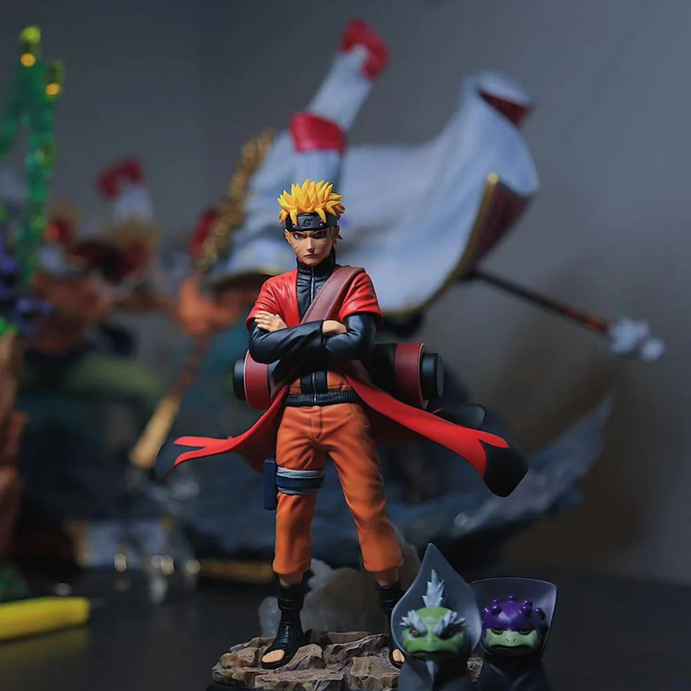 Uzumaki Наруто Сэйдж Аниме Фигурки ПВХ игрушки Shippuden Коллекционная Фигурка Учиха Саске Игрушечная модель Кукла Figma