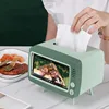 Nordic creative cute multifunctional tissue storage box imitation TV tissue box living room coffee table restaurant pumping box 3