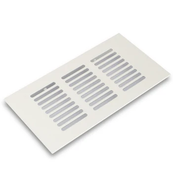 

Hole Cabinet Accessories Multi-Size Air Outlet Cabinet Silver Wardrobe Aluminum Rectangular Breathable Mesh Ventilation