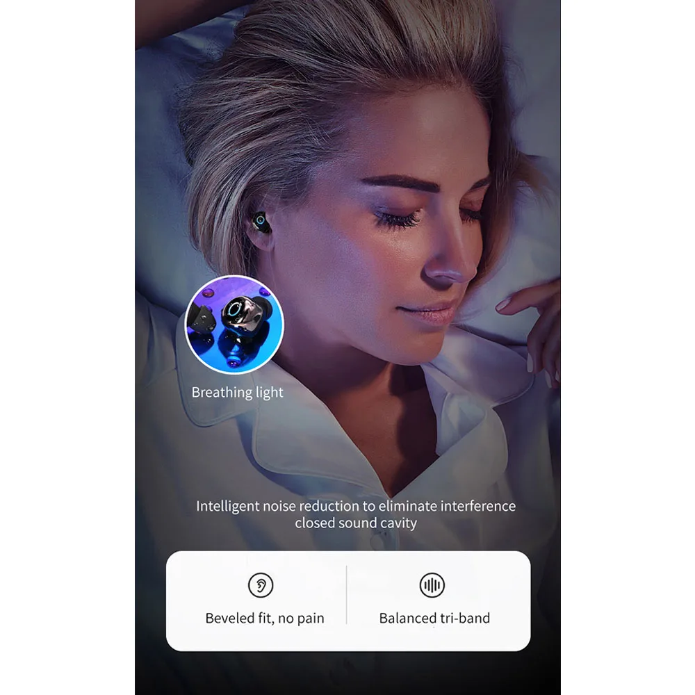 Глобальный Универсальный Q65 беспроводной Bluetooth 5,0 гарнитура наушники TWS наушники стерео вкладыши Водонепроницаемый IPX7