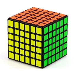 Qiyi Magic Speedcube Black Sticker 6x6x6 7x7x7 Cube Magic 4x4 5x5 6x6 7x7 Speed Puzzle Educational Toy Children Version 2