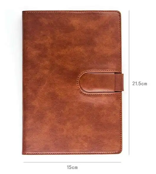 Business notebook notepad business small fresh simple A5 diary work office business wax sense leather diary notebook a5 travelers journal thicken school office meeting record notepad daily work notebook