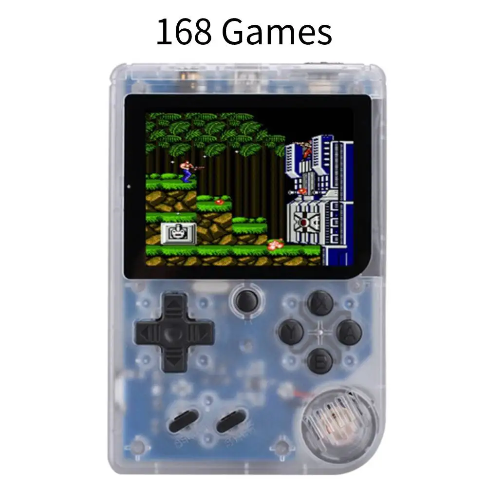168 Games RS-6 Ретро портативная мини портативная игровая консоль 8 бит 3,0 дюймов цветной ЖК-дисплей Детский Цветной игровой плеер встроенный 168/500 игр - Цвет: 168 Games