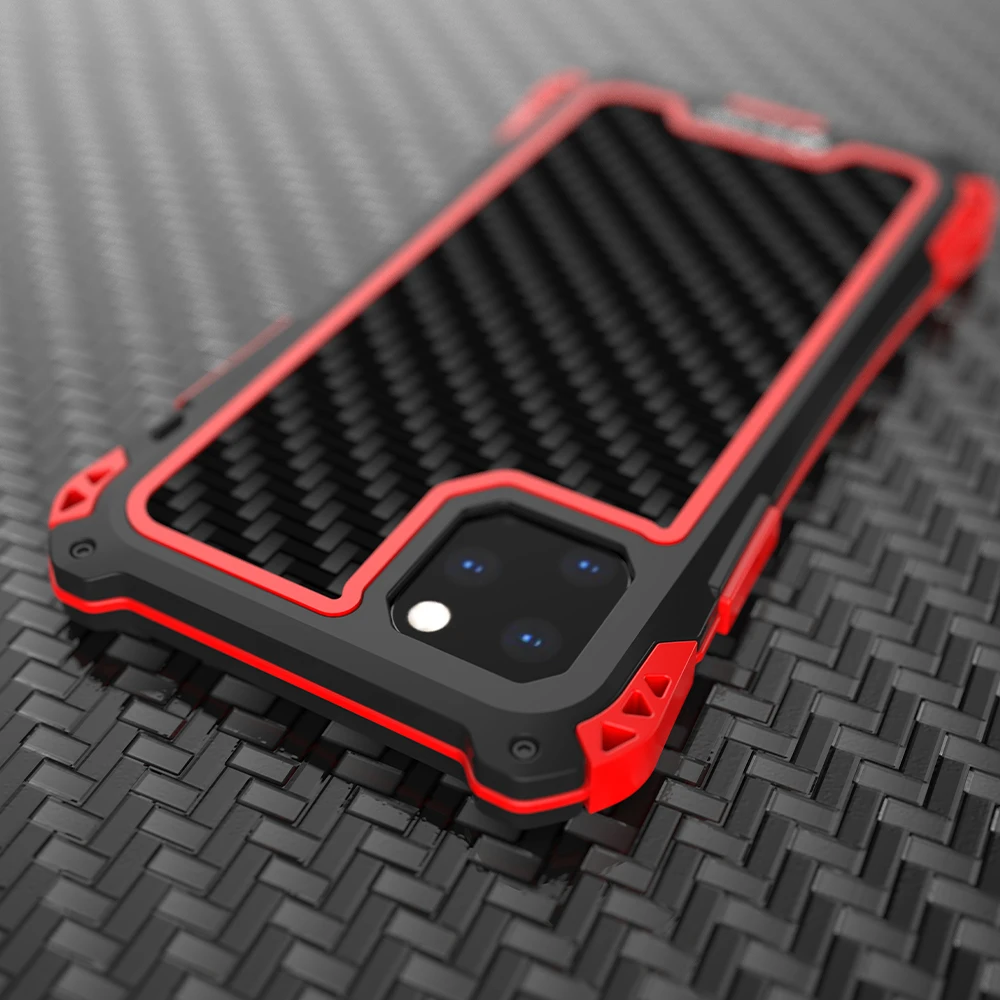 

Luxury Metal Bumper Case For iPhone 11 11 Pro MAX XS XR Aluminium Frame Hard 3D Protective Cover For iPhone 8 7 Plus Armor Case