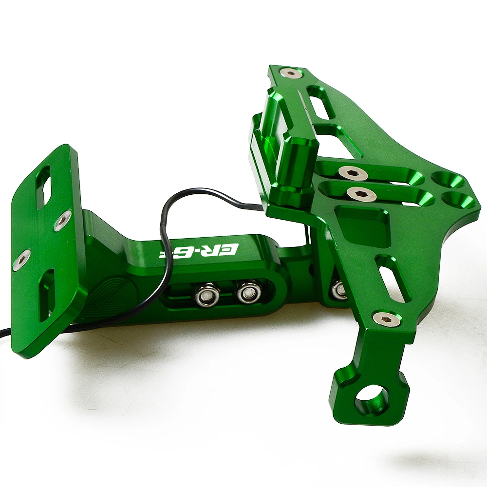Для Kawasaki ER6F ER-6F 2005 2006 2007 2008 Аксессуары для мотоциклов Регулируемый Кронштейн номерного знака держатель рамка номерного знака