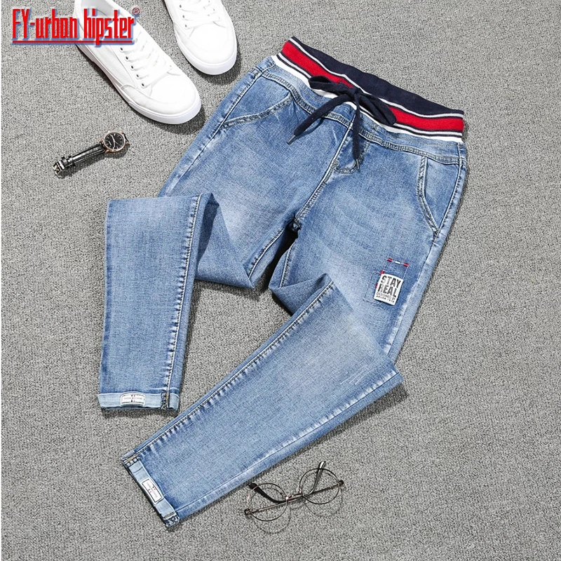 Women High Waist Pencil Jeans Mujer 