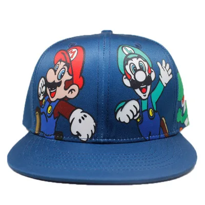 Супер Марио шляпа от солнца осень и зима высокого класса вышивка хип-хоп бейсболка Регулируемая на день рождения Рождественский подарок - Цвет: D