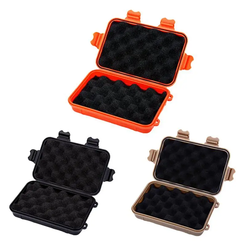 Outdoor Airtight Survival Storage Case Shockproof Waterproof Dustproof Camping Travel Plastic Container Storage Carry Box