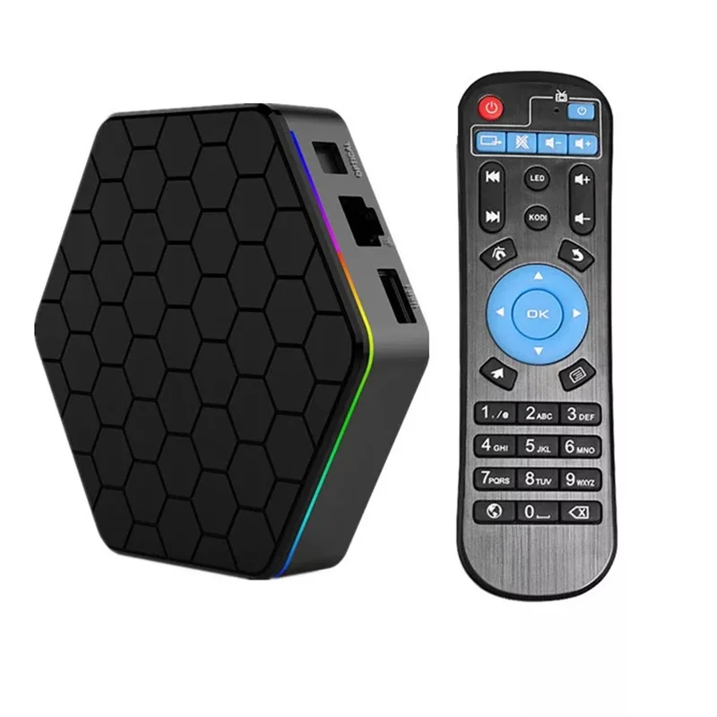 Global Mini Remote Control TV Box 4K HDR Android 7.1 TV Box Smart Ultra HD 3G/32G WIFI Google Netflix IPTV Decoder Media Player