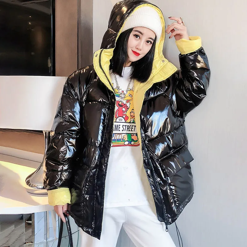 Winter White Duck Down Padded Down Women Bright