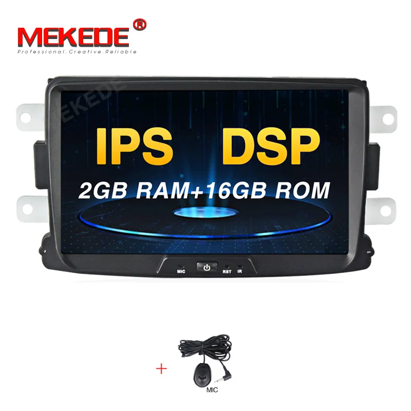 CAR DVD MEKEDE 1024x600 PX5 Android 9,0 8 дюймов Автомобильный DVD gps для Dacia Sandero Duster Captur Lada Xray 2 Logan 2 Радио стерео экран ПК - Цвет: CAR DVD