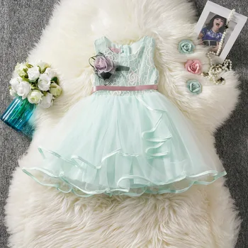 

2-5Y Girl Summer Dress 2020 Children's Net Gauze Angel Dress Fairy Maiden Birthday Puffy Skirt Little Girl Fashion Cute Dresses