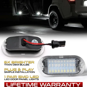

2Pcs Car LED Courtesy Door Light Welcome Lamp For VW Golf MK3 MK4 Beetle Jetta MK4 Sharan Touran Vento Bora Cabrio Polo