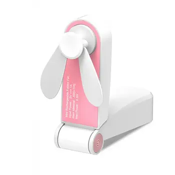 

Portable Mini Fan Handheld Fan Home Office Desk Speed Adjustable Rechargeable Fan Air Cooler Outdoor Travel