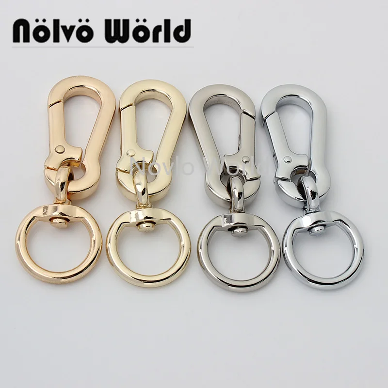 Nolvo World 4 색 83x20mm 회전 스냅 후크 애완 동물 버클 트리거 클립 걸쇠 개 말 리드 키 체인