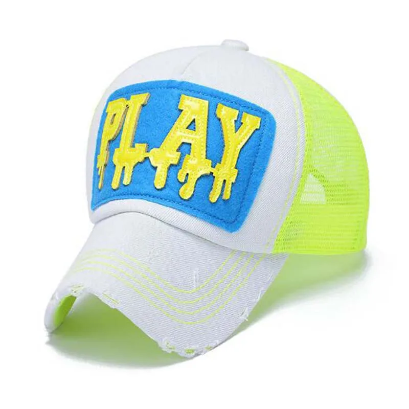 XEONGKVI Корейская вышитая бейсболка с буквами весна лето бренд Snapback хлопковые сетчатые шапки для мужчин и женщин шапка с сеткой Casquette - Цвет: Цвет: желтый