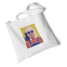 Lychee для девочек, Женская тканевая сумка с персонажем, большие модные студенческие сумки, простые пляжные сумки на плечо, Экологичная сумка для покупок