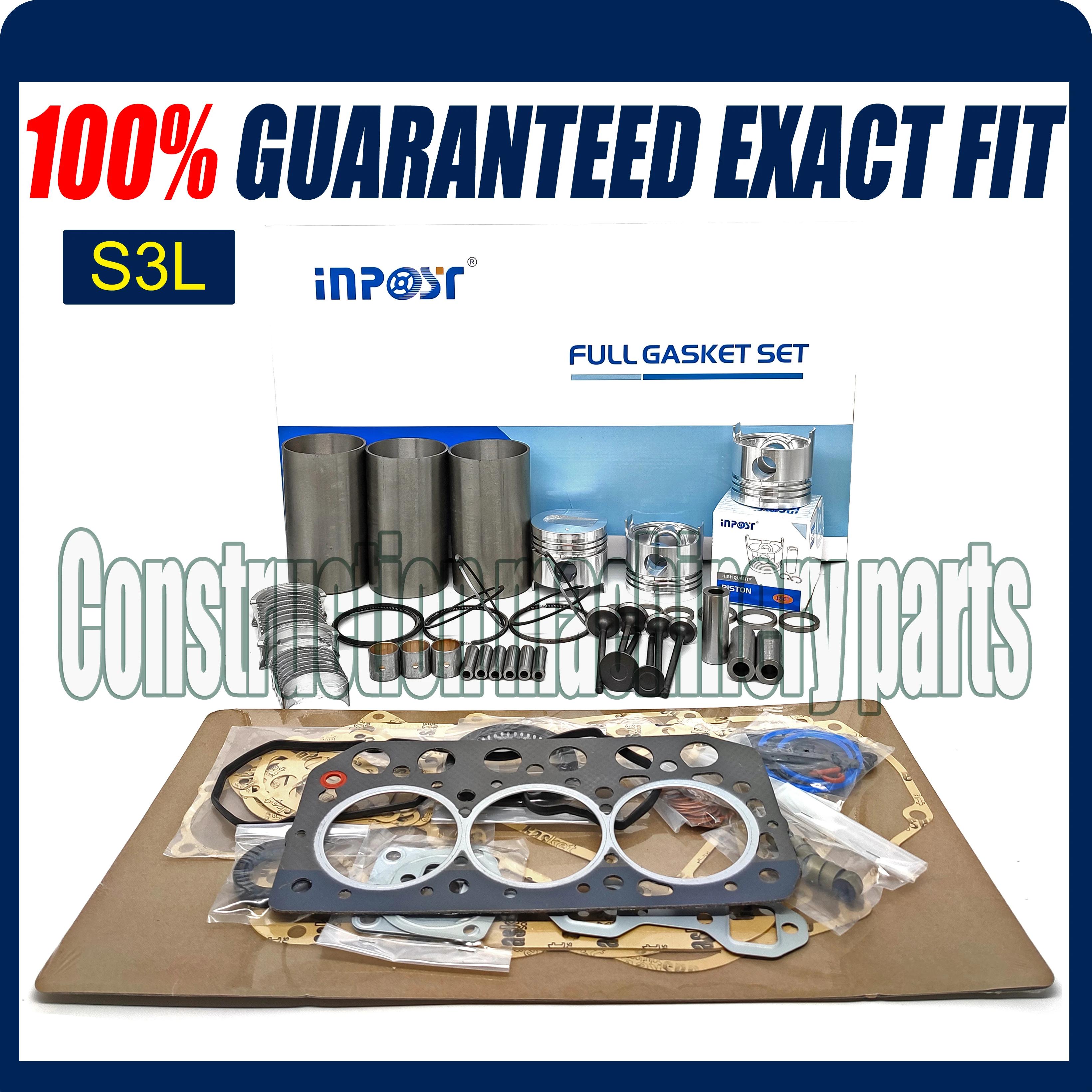 

Комплект для ремонта двигателя S3L S3L2 для экскаватора Mitsubishi EB250 EB300 EB306