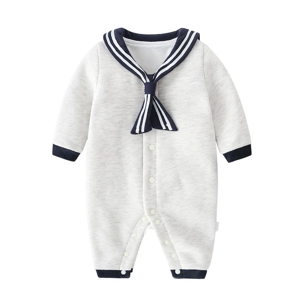 Baby Rompers Clothes Fashion Newborn Baby Boy Girl Sailor Long Sleeve Infant Kids Bebes Jumpsuits Outfits One Piece Children Top