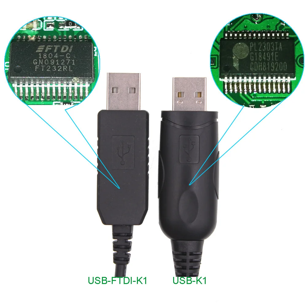 ANYSECU USB-K1 FTDI Кабель для программирования K интерфейс SL1M DM960 UV-82 BaoFeng UV-5R BF-888S 2 способ радио и т. д