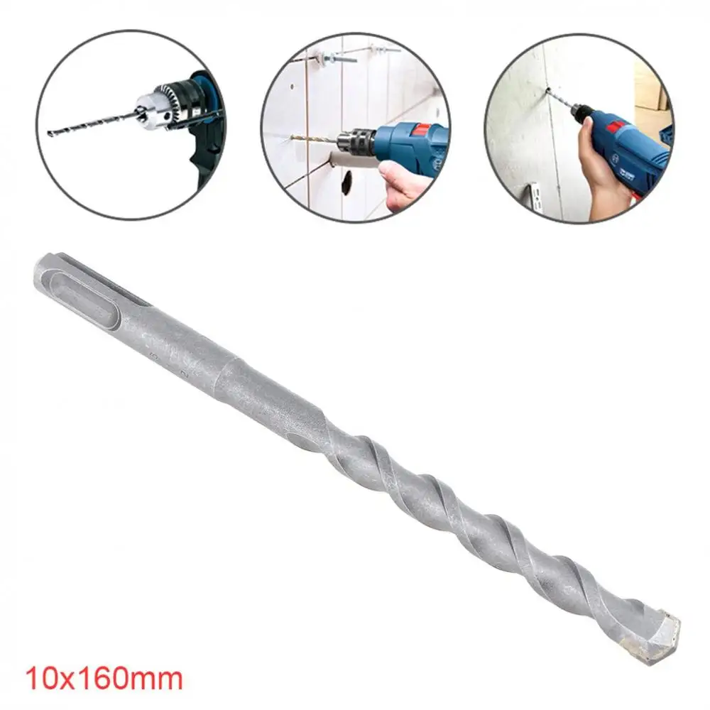 

Drill Bits 6/8/10mm Round Shank Drill Bit Set Rotary Hammer Concrete Masonary Drill Bit for Electric Drills / Drilling Machines