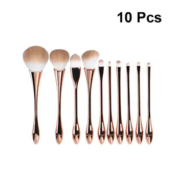 

10pcs Soft Cosmetics Brush Creative Makeup Brush Durable Beauty Tools for Eyeshadow Blush Powder