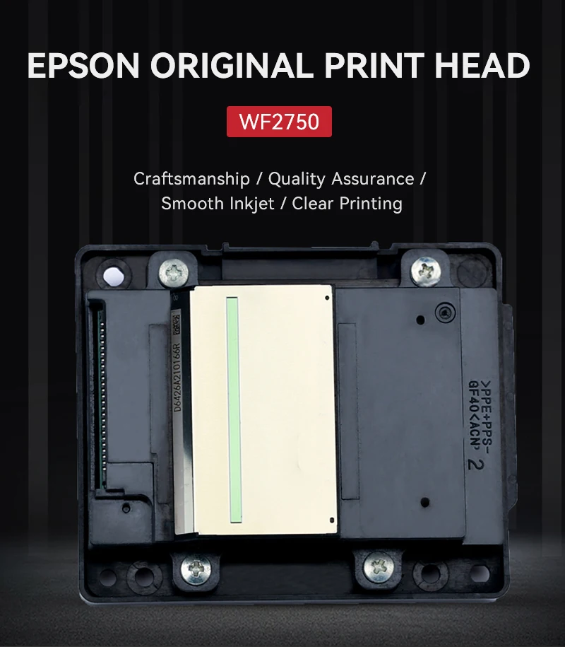 Printer Head WF2750 Printhead Print Head for Epson L650 L655 WF2510 WF2750 WF7525 WF7525 WF3620 L565 L605 2750 7510 7525 2660 printer chips