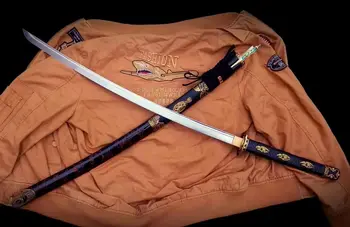 

Handmade High Quality Japanese Sword Sharp HRC60 Spring Steel Samurai Tachi Katana Saber Full Tang Can Cut Bamboo