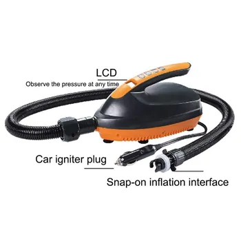 

Portable Car Inflatable Pump High Pressure Electric Air Pump For Outdoor Paddle Board And Boat Airbed Kayak