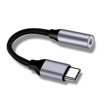 

Mini Aluminum Alloy Type-c to 3.5mm Aux Cable Jack Earphone Audio Jack Charging Cable Adapter Headphone Audio Adapter Converter