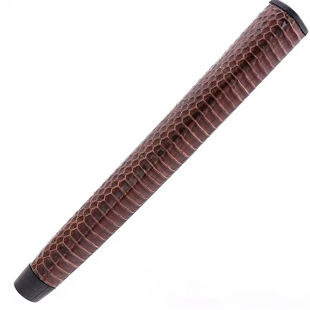 Brown Midsize Новинка года, рукоятки для коротких клюшек для гольфа из змеиной кожи монстра, 8 цветов, ручная работа, кожаные ручки для гольфа - Цвет: Brown Midsize