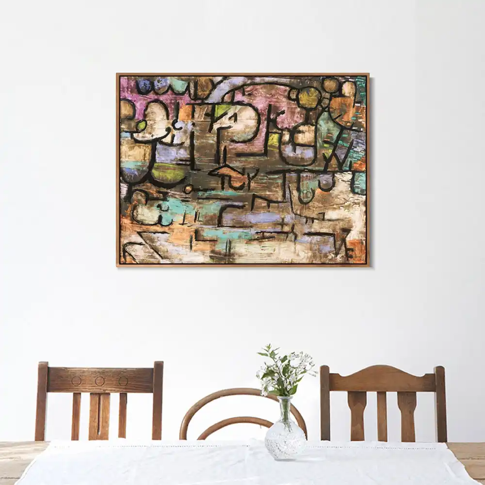 After The Flood By Paul Klee Oil Painting On Canvas Posters And Prints Wall Art Picture For Room Painting Calligraphy Aliexpress