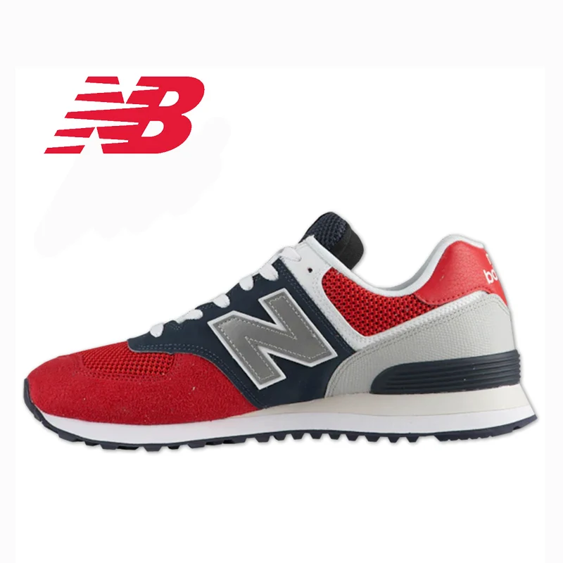 

Original NEW BALANCE Neutral Sneakers Retro Red Men and Women Running Shoes Classic Low-top Comfortable Wear-resistant ML574SRF