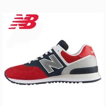 Оригинальные нейтральные кроссовки NEW BALANCE в стиле ретро, красные мужские и женские кроссовки, Классические Низкие удобные износостойкие кроссовки ML574SRF